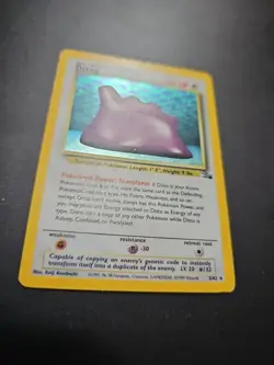 *Ditto!* Pokemon 3/62 Fossil Holo Rare - Image 3
