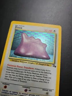*Ditto!* Pokemon 3/62 Fossil Holo Rare - Image 5