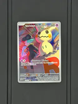 Pokemon TCG Team Rocket's Mimikyu Ascended Heroes Illustration Rare Mint - Image 1