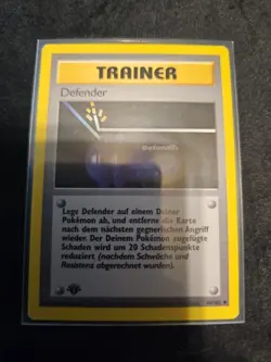 1999 Pokemon Classic - Base Set 1st Edition GERMAN Defender Trainer #80 - Image 1