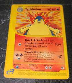 Pokemon TCG Typhlosion 64/165 Expedition Rare Regular e-Reader - Image 5