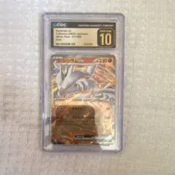 Pokemon Reshiram ex White Flare 017/086 EX Holo CGC 10 Japanese 2025 - Image 1
