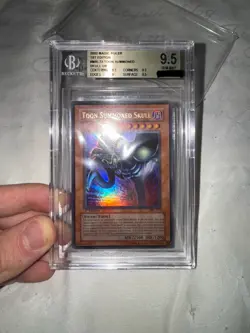 Yu-Gi-Oh! Toon Summoned Skull MRL-073 1st Edition BGS 9.5 Magic Ruler NA POP 14 - Image 5