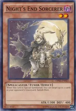 Night's End Sorcerer - OP03-EN023 - Common - Unlimited Edition - Heavily Played - Image 1