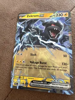 Pokemon Zekrom EX Double Rare Holo Card 034/086 S&V Black Bolt - Image 1
