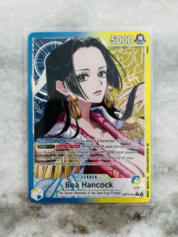 Boa Hancock OP14-041 Leader The Azure Sea's Seven ONE PIECE English 🔥 MINT - Image 1