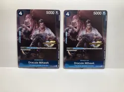 One Piece Dracule Mihawk CS 2023 Celebration Pack ST03-005 Foil X2 - Image 1