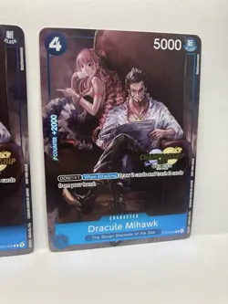 One Piece Dracule Mihawk CS 2023 Celebration Pack ST03-005 Foil X2 - Image 3