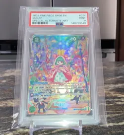 2024 ONE PIECE OP06 WINGS OF THE CAPTAIN SPECIAL ALT ART 024 SUGAR PSA 9 SP - Image 1