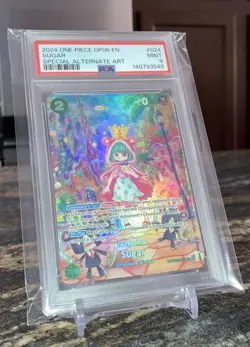 2024 ONE PIECE OP06 WINGS OF THE CAPTAIN SPECIAL ALT ART 024 SUGAR PSA 9 SP - Image 4