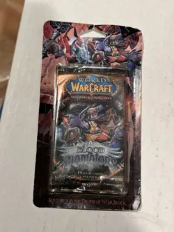 World Of warcraft - Blood of the Gladiator - Blister Booster Pack - Sealed New - Image 1