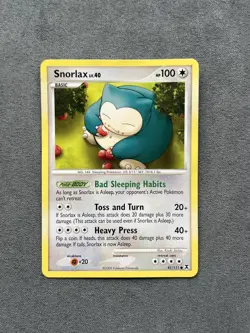 Snorlax 81/111 P Rising Rivals Pokemon TCG Regular Common - MP - Image 1