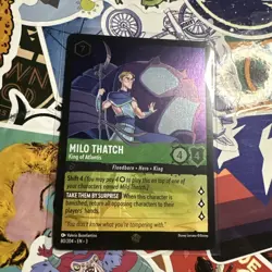 Milo Thatch King of Atlantis 80/204 Into the Inklands Cold Foil Disney Lorcana - Image 2
