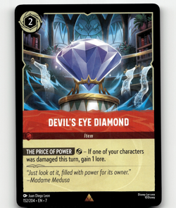 Disney Lorcana Devil's Eye Diamond 152/204 - Archazia's Island - Image 1