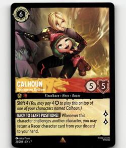 Disney Lorcana Calhoun - Courageous Rescuer 26/204 - Archazia's Island - Image 1