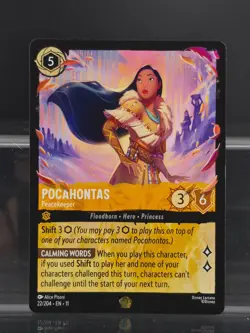 Disney Lorcana Pocahontas - Peacekeeper 22/204 Winterspell Legendary - Image 1