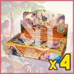 Disney Lorcana TCG: Wilds Unknown Booster Box Case 96 Booster Packs Ships 5/15 - Image 1