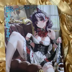 Izuna Hatsuse No Game No Life SR Goddess Story Anime Foil Girl Card - Image 2