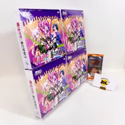 Weiss Schwarz Gushing Over Magical Girls Booster Box x4 Set Sealed w/Promo Japan - Image 4