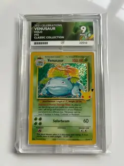 Venusaur Holo Rare 15/102 Celebrations Classic 2021 ACE 9 MINT Pokemon TCG - Image 1
