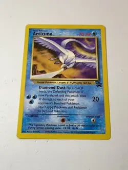 Pokemon TCG Articuno Black Star Promo Card 22 WOTC NM Vintage 2000 - Image 1