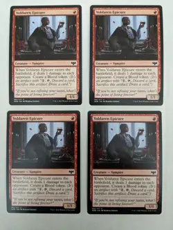 4x Voldaren Epicure Magic the Gathering collectible cards MTG! - Image 1