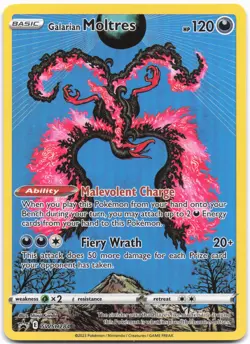 SWSH: Sword & Shield Promo Cards #SWSH284 Galarian Moltres - Image 1