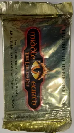 MIDDLE EARTH THE LIDLESS EYE SEALED BOOSTER PACK OF 15 CARDS - Image 1