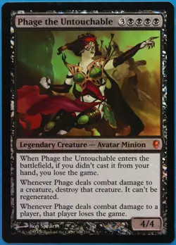 Phage the Untouchable FOIL Conspiracy PLD Mythic Rare CARD (509538) ABUGames - Image 1