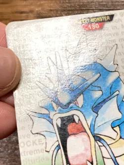 Pokemon Carddass Card Gyarados No.130 Bandai Pocket Monsters Green ver. 1996 - Image 3