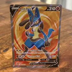 Lucario VSTAR SWSH214 Lucario V SWSH213 Promo SWSH: Sword & Shield Cards NM - Image 2