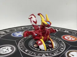 Bakugan BakuTech Pyrus Gren Dragaon Dragonoid & Ability Card Japan Import Rare - Image 1