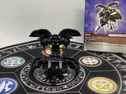 Bakugan BakuTech Darkus Destroy Munikis & Card Japan Import Rare - Image 3