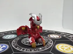 Bakugan Pyrus Gus Burnan & Ability Card Bakutech MG Japan Import Rare - Image 1