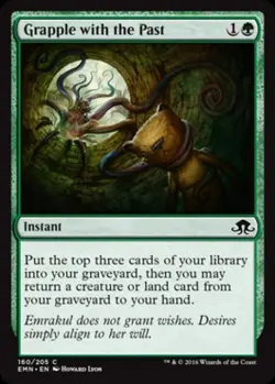Grapple with the Past -Foil Light Play MTG Eldritch Moon - Image 1
