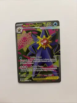 MEGA Starmie EX Perfect Order Pokemon Card Full Art ENGLISH - Image 1