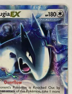 Lugia EX 102/113 Pokemon TCG Legendary Treasures Black White Rare Card HP - Image 2