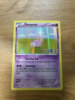 Pokemon Slowpoke 32/83 CARD 20th Anniv GENERATIONS Toys"R"Us TRU ENGLISH LP - Image 1