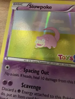 Pokemon Slowpoke 32/83 CARD 20th Anniv GENERATIONS Toys"R"Us TRU ENGLISH LP - Image 2
