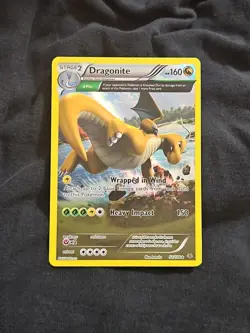Pokemon TCG Dragonite Roaring Skies Reverse Holo Rare Card 52/108 - Image 1