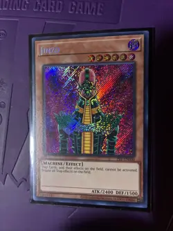 Yu-Gi-Oh! TCG Jinzo Pharaoh's Servant Unlimited Secret Rare Card - Image 1