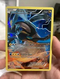 Black Kyurem XY80 Black Star Promo - Full Art - Pokemon Card XY 2015 VLP - Image 1