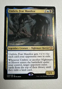 Umbris, Fear Manifest Commander: Innistrad: Crimson Vow Magic the Gathering MTG - Image 1