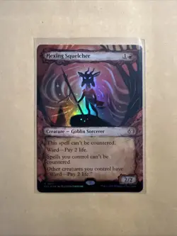 MTG Hexing Squelcher ECL 0317 R NM FOIL Showcase - Image 1