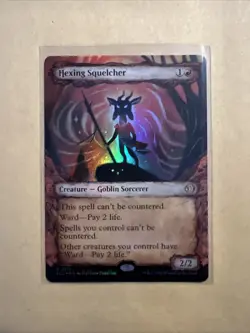 MTG Hexing Squelcher ECL 0317 R NM FOIL Showcase - Image 2