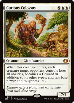Curious Colossus - 12 - ECL - Near Mint - MTG - Image 1