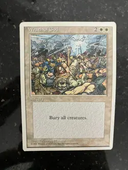 MTG Wrath of God Fourth Edition 58/379 Regular Rare - Image 1