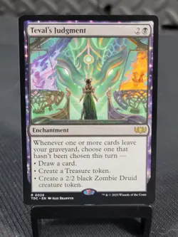 Magic the Gathering - Commander: Tarkir: Dragonstorm - Teval's Judgment - Image 1