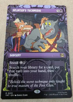 Splinter's Technique - Regular (Showcase) Teenage Mutant Ninja Turtles - Mtg - Image 1