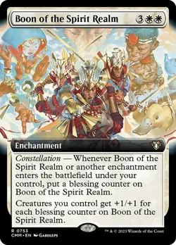 Boon of the Spirit Realm (Extended Art) R Commander Masters 753 LP - Image 1